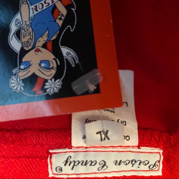 🕷 Poison Candy I Love Danger Dress Size xL - Picture 4 of 4